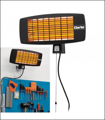 Clarke IQ2000 2kW Infrared Quartz Wall Heater