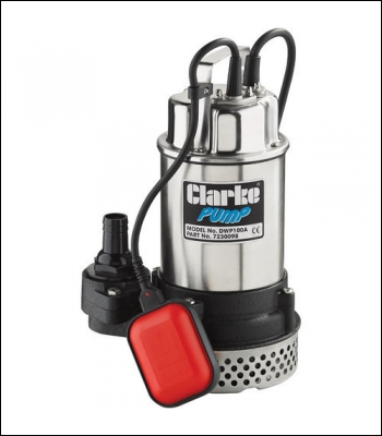 Clarke DWP100A 1” Submersible Dirty Water Pump With Float Switch