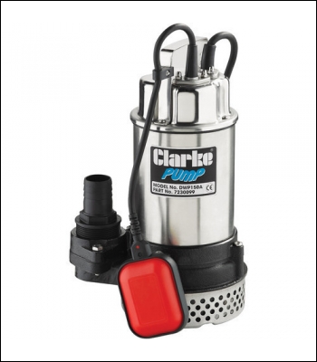 Clarke DWP150A 1.5” Submersible Dirty Water Pump With Float Switch