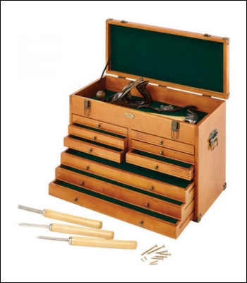 Clarke CMW-9B 9 Drawer Wooden Machinist Tool Chest - Code 7635405