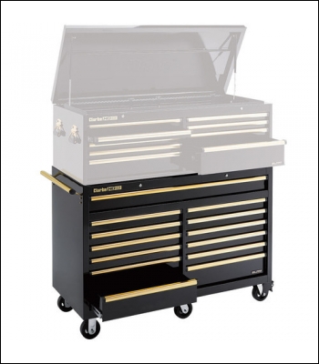 Clarke CBB230BGB Extra Large HD Plus 13 Drawer Tool Cabinet (Black & Gold)