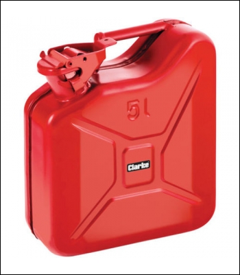 Clarke FC5LR 5 Litre Fuel Can (Red)