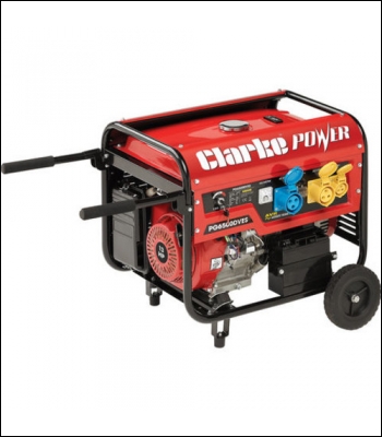 Clarke PG6500DVES 5.5kVA 230V/115V Dual Voltage Petrol Generator