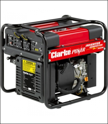 Clarke IG3500F 3.4kW Open frame Inverter Generator - Code 8877100