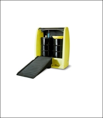 Clearspill Two Drum Covered Sump Pallet - 4062-YE