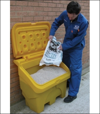Clearspill Yellow 130 Ltr Grit Bin - JBS-130-YE