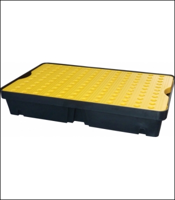 Clearspill 60 Ltr Spill Tray No Grid - ST1-60-B-BK