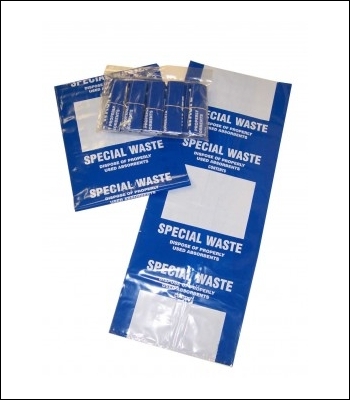 Clearspill Pack 'Used Absorbents' Disposal Bags x 10 - WDBB