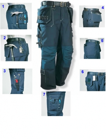 multi pocket work trousers