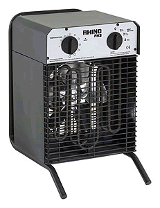Rhino FH3 3KW Fan Heater 110v (H02072) or 240v (H02071)
