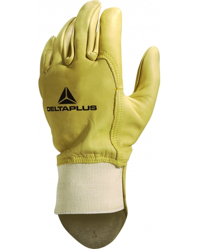 DeltaPlus DIPPED COWHIDE GRAIN GLOVE - C122 - Natural