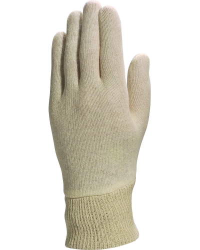 DeltaPlus INTERLOCK COTTON KNIT GLOVE - C060 - Natural - T013 - Size 9