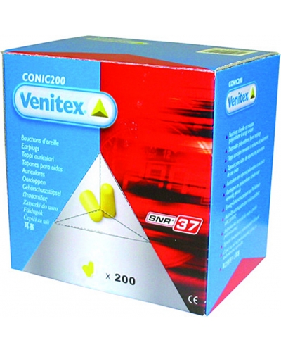 DeltaPlus DISTRIBUTOR 200 PAIRS EARPLUGS - C084 - Yellow