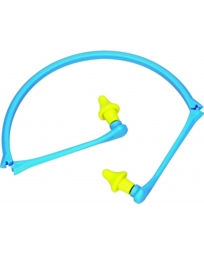 DeltaPlus HEAD FASTENER+CONICAP EARPLUG - C090 - Yellow / Black