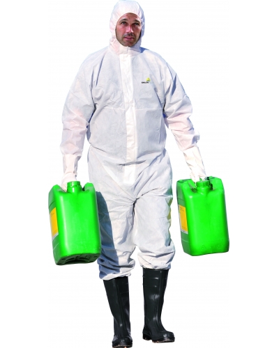 DeltaPlus DT215 HOODED OVERALL - C014 - White