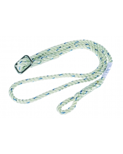 DeltaPlus 2-M ADJUSTABLE LANYARD D.12MM - C016 - White/Grey - UN - Unique