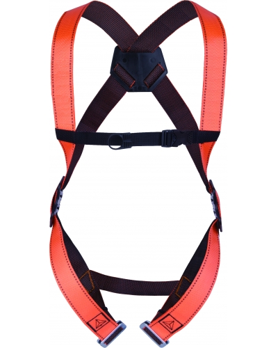 DeltaPlus 1PT FULL BODY HARNESS HAR11 GT - C134 - Orange - T149 - Size AJUSTABLE
