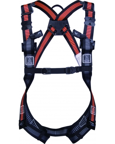 DeltaPlus 2PTS HARNESS RIPLIGHT HAR22 - C129 - Black/Orange-coloured - T157 - Size L