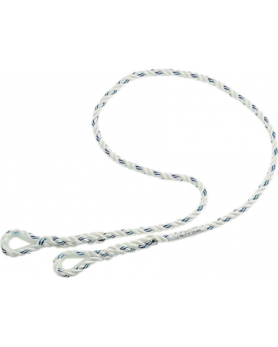DeltaPlus ROPE LANYARD 1M 2 EYES - C016 - White/Grey