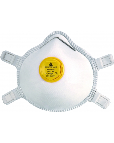DeltaPlus BOX 10 HALF-MASKS FFP2+VALVE - C014 - White - UN - Unique