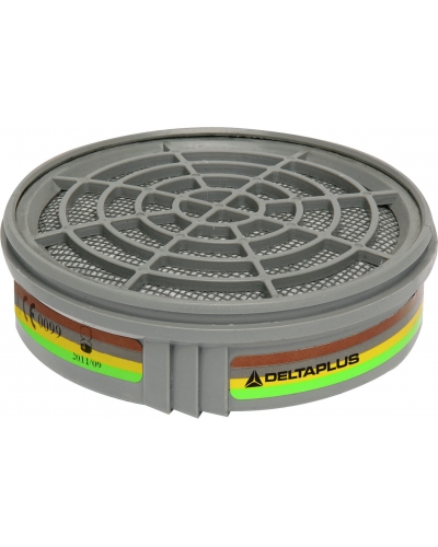 DeltaPlus ABEK1 2-FILTERS KIT M6000 - C111 - Brown/Grey/Yellow/Green - T177 - Size UNIQUE