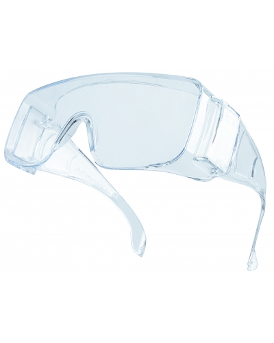 DeltaPlus CLEAR MEGA COVER GLASSES - C080 - Colourless - T177 - Size UNIQUE