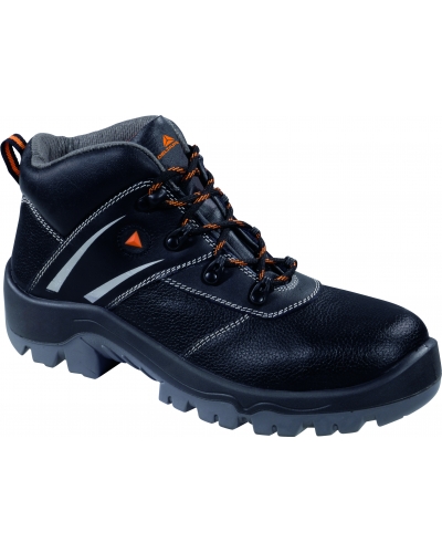DeltaPlus BLACK/OR PLATINE S3 HIGH SH  - C129 - Black/Orange-coloured