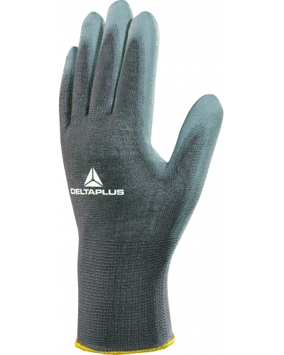 DeltaPlus GREY PA/PU PALM KNIT GLOVE  - C079 - Grey