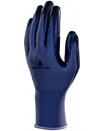 DeltaPlus BLACK NITRILE COATING PES GL - C074 - Grey / Black