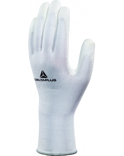DeltaPlus WHITE HPPE GLOVE PU COAT  - C014 - White