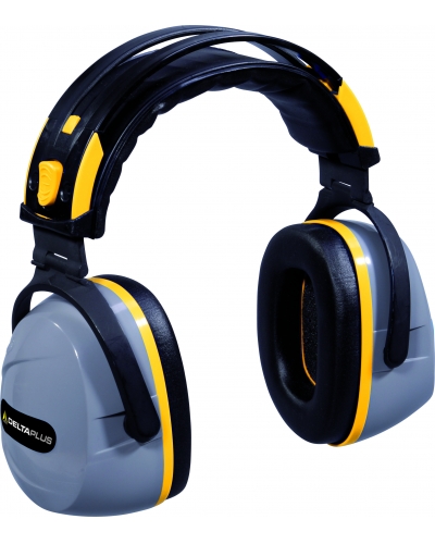 DeltaPlus YAS MARINA HEARING PROTECTOR - C071 - Grey / Yellow - T149 - Size AJUSTABLE
