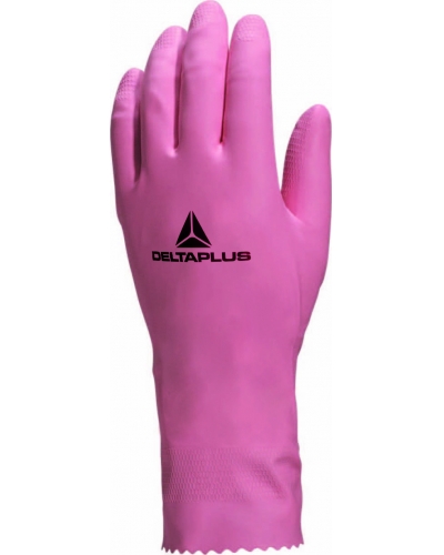 DeltaPlus PINK DOMESTIC LATEX GLOVE  - C147 - Pink