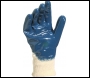 DeltaPlus NITRILE/COTTON GL-VENT. BACK  - C047 - Blue