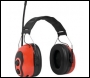 DeltaPlus PIT-RADIO HEARING PROTECTOR - C131 - Black/Red - T149 - Size AJUSTABLE