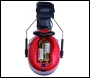 DeltaPlus PIT-RADIO HEARING PROTECTOR - C131 - Black/Red - T149 - Size AJUSTABLE