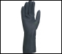 DeltaPlus BLACK NEOPRENE GLOVE 30 CM  - C133 - Black