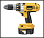 DeWalt DC725KBV 18 Volt Combi Drill 13mm Keyless Chuck (2 x 2.6Ah NiMH Batteries)