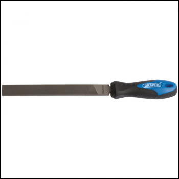 Draper 8106B Soft Grip Engineer's Hand File and Handle, 150mm - Code: 00006 - Pack Qty 1
