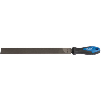 Draper 8106B Soft Grip Engineers Hand File and Handle, 300mm - Code: 00008 - Pack Qty 1