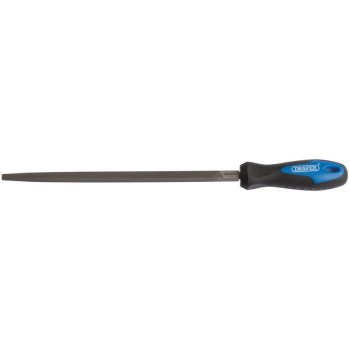 Draper 8106B Soft Grip Engineers Square File and Handle, 250mm - Code: 00014 - Pack Qty 1