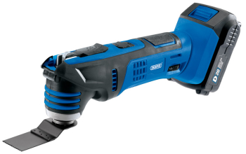 Draper D20OMT3DEGSET D20 20V Oscillating Multi-Tool, 1 x 2.0Ah Battery, 1 x Charger - Code: 00595 - Pack Qty 1