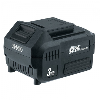 Draper D20B3.0AH D20 20V Li-ion Battery, 3.0Ah - Code: 00649 - Pack Qty 1
