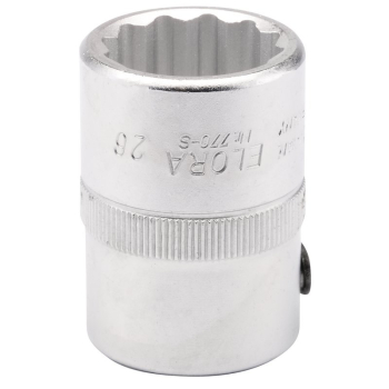 Draper 770-S 26 Elora Bi-Hexagon Socket, 3/4 inch  Sq. Dr., 26mm - Code: 00749 - Pack Qty 1