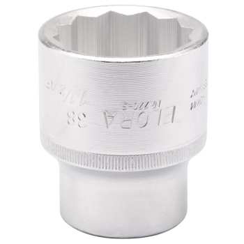 Draper 770-S 38 / 1.1/ Elora Bi-Hexagon Socket, 38mm-1.1/2 inch  3/4 inch  Sq. Dr. - Code: 00814 - Pack Qty 1