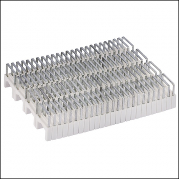 Draper 1407R Insulated Cable Staples, 6 - 8mm (Pack of 100) - Code: 01046 - Pack Qty 1