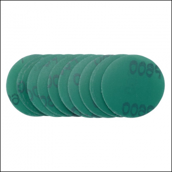 Draper SDWOD50 Wet and Dry Sanding Discs with Hook and Loop, 50mm, 600 Grit (Pack of 10) - Code: 01083 - Pack Qty 1