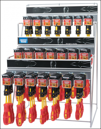 Draper *D960/DS Dispenser with 48 x 960 VDE Insulated Screwdrivers - Code: 02060 - Pack Qty 1
