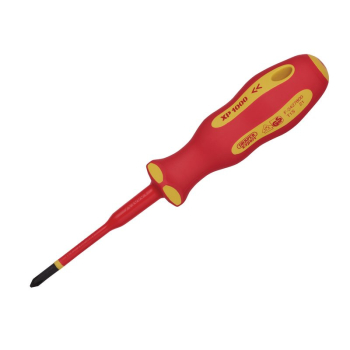 Draper 965SLIMCS XP1000® VDE Slimline Cross Slot Screwdriver, No.1 x 80mm - Code: 02163 - Pack Qty 1