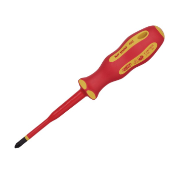 Draper 965SLIMPZ XP1000® VDE Slimline PZ Type Screwdriver, No.2 x 100mm - Code: 02166 - Pack Qty 1