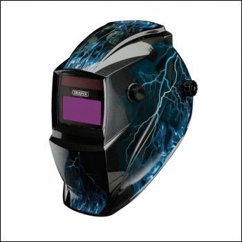 Draper WHVS-BS Auto-Darkening Welding Helmet, Blue Skull - Code: 02514 - Pack Qty 1